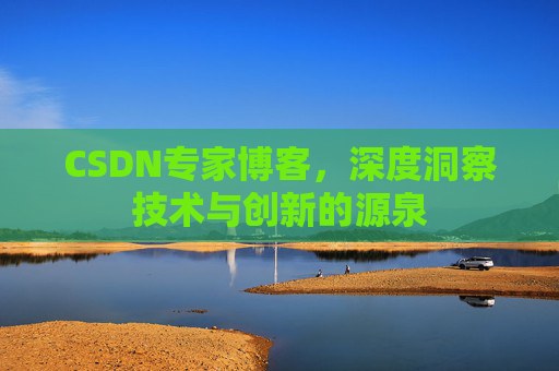 CSDN专家博客，深度洞察技术与创新的源泉
